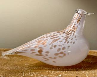 Muurla Art Glass Bird
