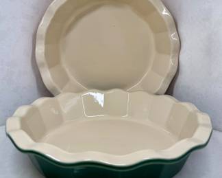 (2) Emilie Henry Pie Plates