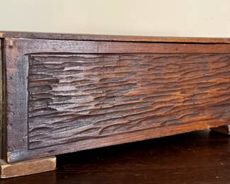 Vintage Wood Storage Box