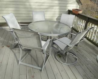 Patio set 4 chairs