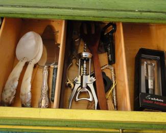 Some flatware items