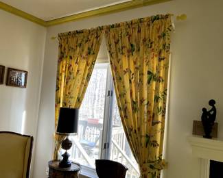 Schumacher butterfly drapes 3 sets