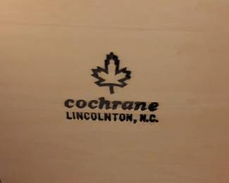 All Matching Oak Furniture is made by Cochrane of NC.