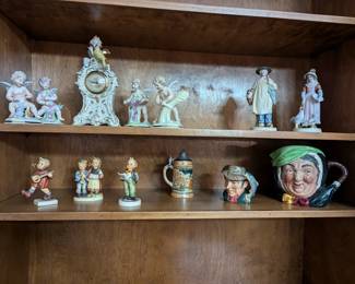Dresden Angels and Clock - Hummels - Royal Doulton "Toby Jugs"