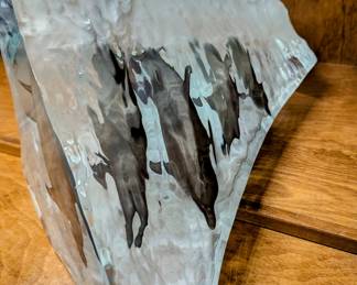 Wyland  Lucite Sculpture - "Perfect Wave"  - $6,000.