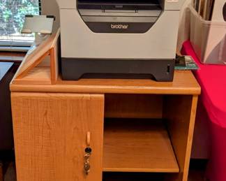 Brother's Printer Scanner Copier - $200.  Printer Cabinet $40 - 23.5" wide, 22.5" deep, 27.5" tall.