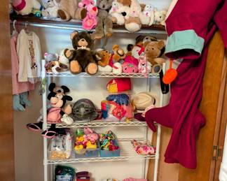 Cute KIDSs room items - toys, some clothes and blankets.