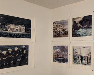 Vintage Military Posters - $30 each / there are 30 posters - and other Militaria.