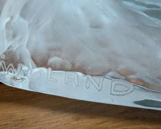 Wyland  Lucite Sculpture - "Perfect Wave"  - $6,000.