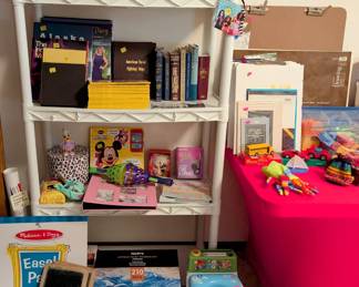 Kids items - games, toys.