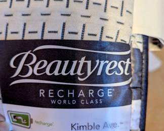 KING Size Beautyrest Mattress and Bed Frame - $450 - super comfortable Pillow Top,