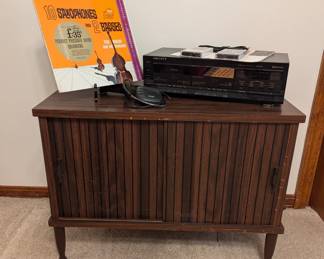 Media Stand - $50 - 22.5" long, 15" deep, 23" tall.