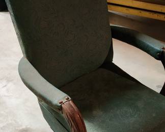 Vintage childs upholstered rocking chair