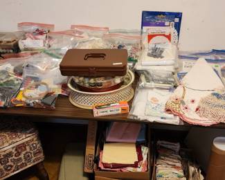 Sewing notions, empbroidery etc