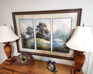 Dalhart Windberg triptych blue bonnet prints