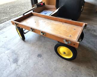 Vintage wagon no side rails
