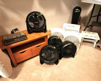 Fans, heater, humidifiers