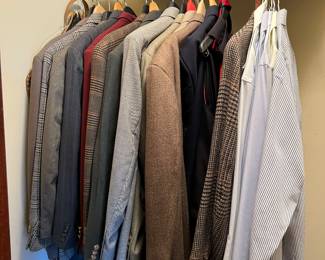 Suits and sports coats 