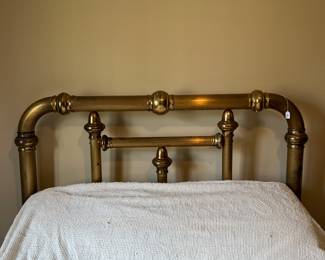 Early 1900s brass bed frame - PRESALE