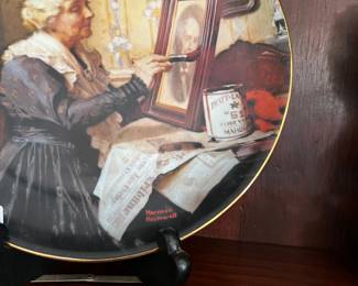 Norman Rockwell plate 