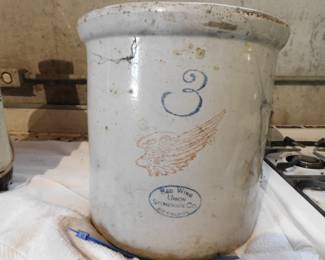 3 gal. Red Wing Stoneware Crock