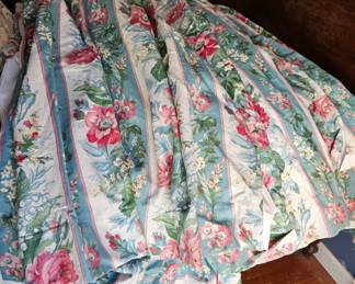 Barkcloth Vintage Drapes