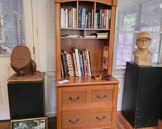 Bookcase with File Cabinet below