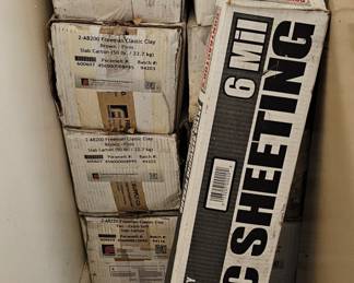 Boxes of Clay for Pottery or Molding.