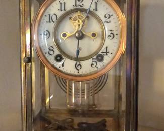 Antique Ansonia Clock with Keys