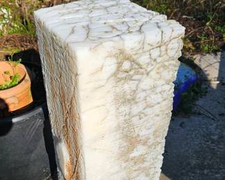 Large Marble Block ready for Carving