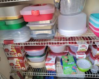 New Never Used PlasticwareStorage Containers