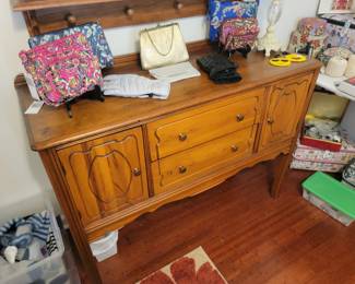 Antique Server with Vera Bradley Accessories NWT