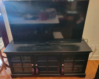 Entertainment Center Cabinet and Sony TV