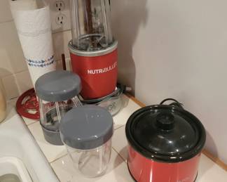 Nutri Bullet and Little Dipper Crock pot