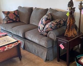 Sofa from Stacey's.  So comfortable, comes with 4 pillows.