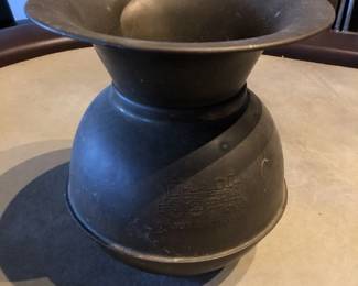 Vintage Metal Union Pacific Railroad Spittoon