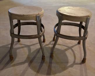 Cool old barstools 