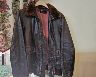 WWII Leather Bomber Jacket