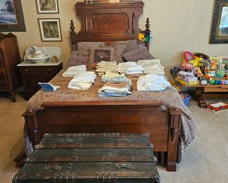 Antique Victorian bed