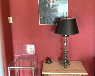 The styles in this estate run the gamut, from Danish Modern to Lucite bar chairs.