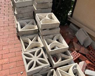 Not everyone is into building walls, but I'm sure you can come up with something creative to do with these decorative blocks.