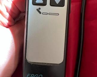 This is the control for the Ergo-Pedic bed.