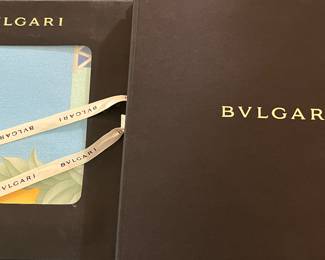 BVLGARI Davide Pizzigoni Silk Scarf NIB