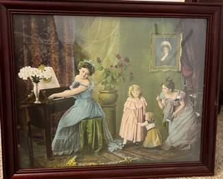 Vintage "Dolly's Tired" Storytime Print