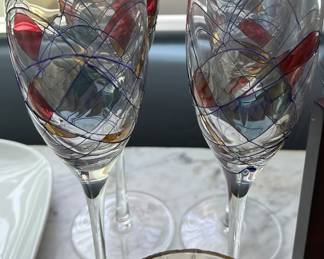 Artland Helios Champagne Glasses