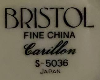 Bristol Fine China Carillon Japan