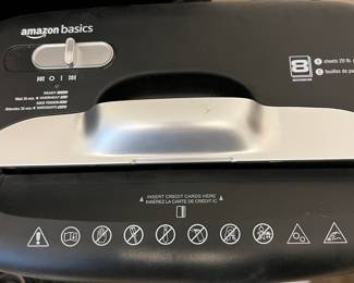 Amazon Basics 8-Page Shredder