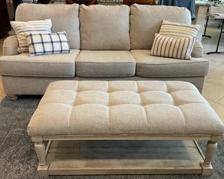 Ashley Shawnalore Sofa and Coffee Table/Ottoman