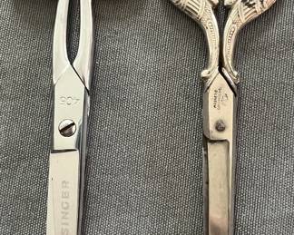 Vintage Singer and Vintage Solingen Scissors