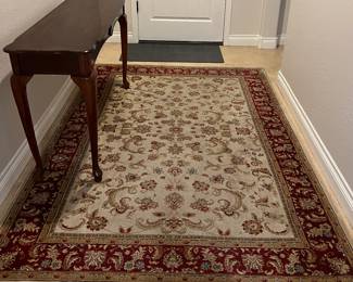 Sofa Table, Area Rug